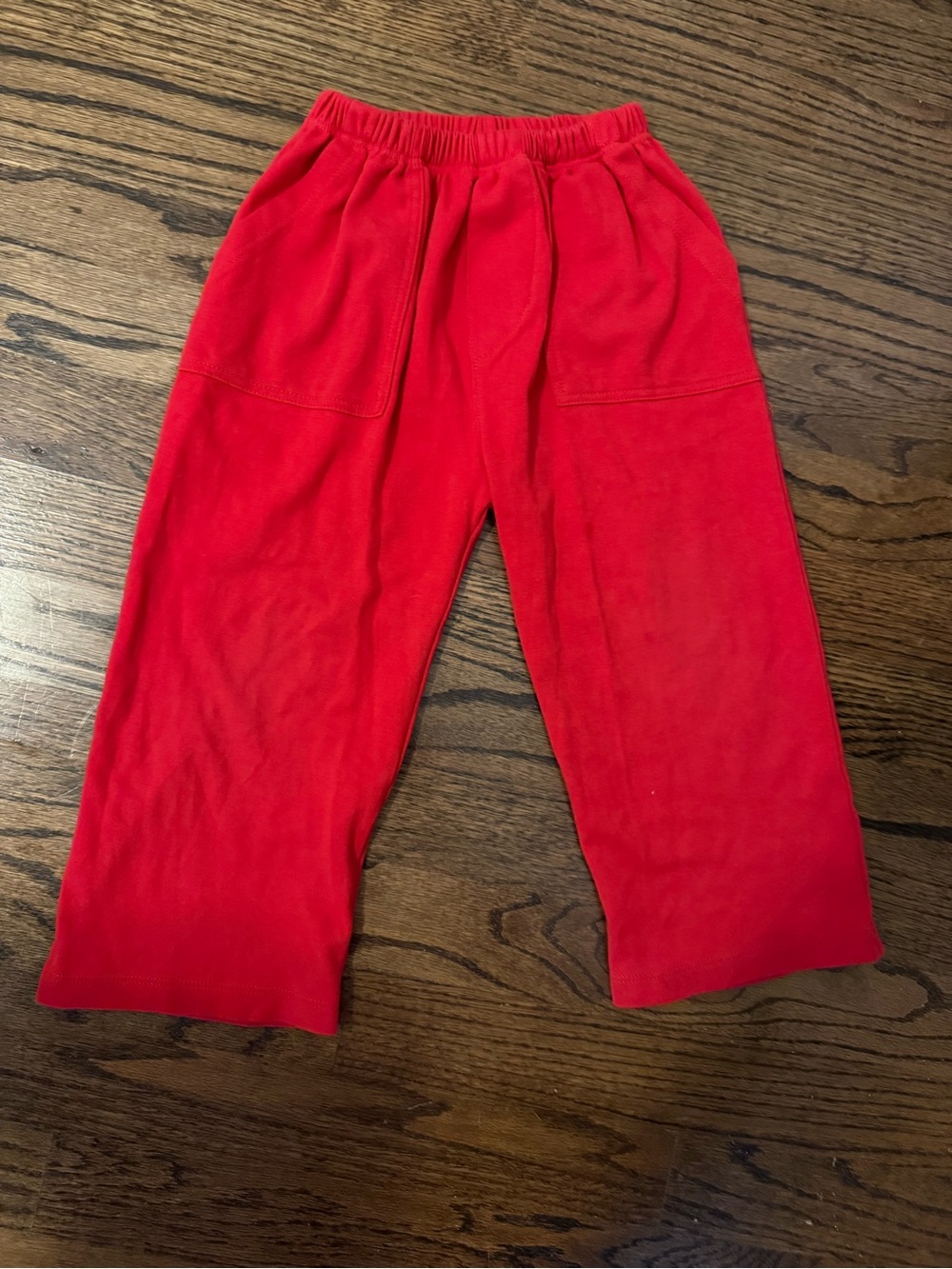 Baby Lorel Red Elastic Waist Baby Pants